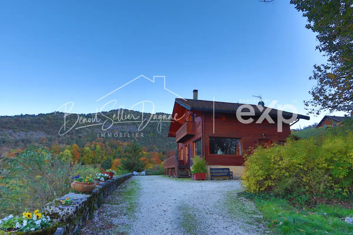 Chalet Duingt vue lac et montagnes
