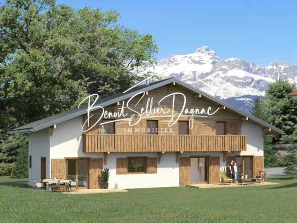 Chalet de Standing à construire en Vefa face au Mont Blanc Saint Gervais les Bains
