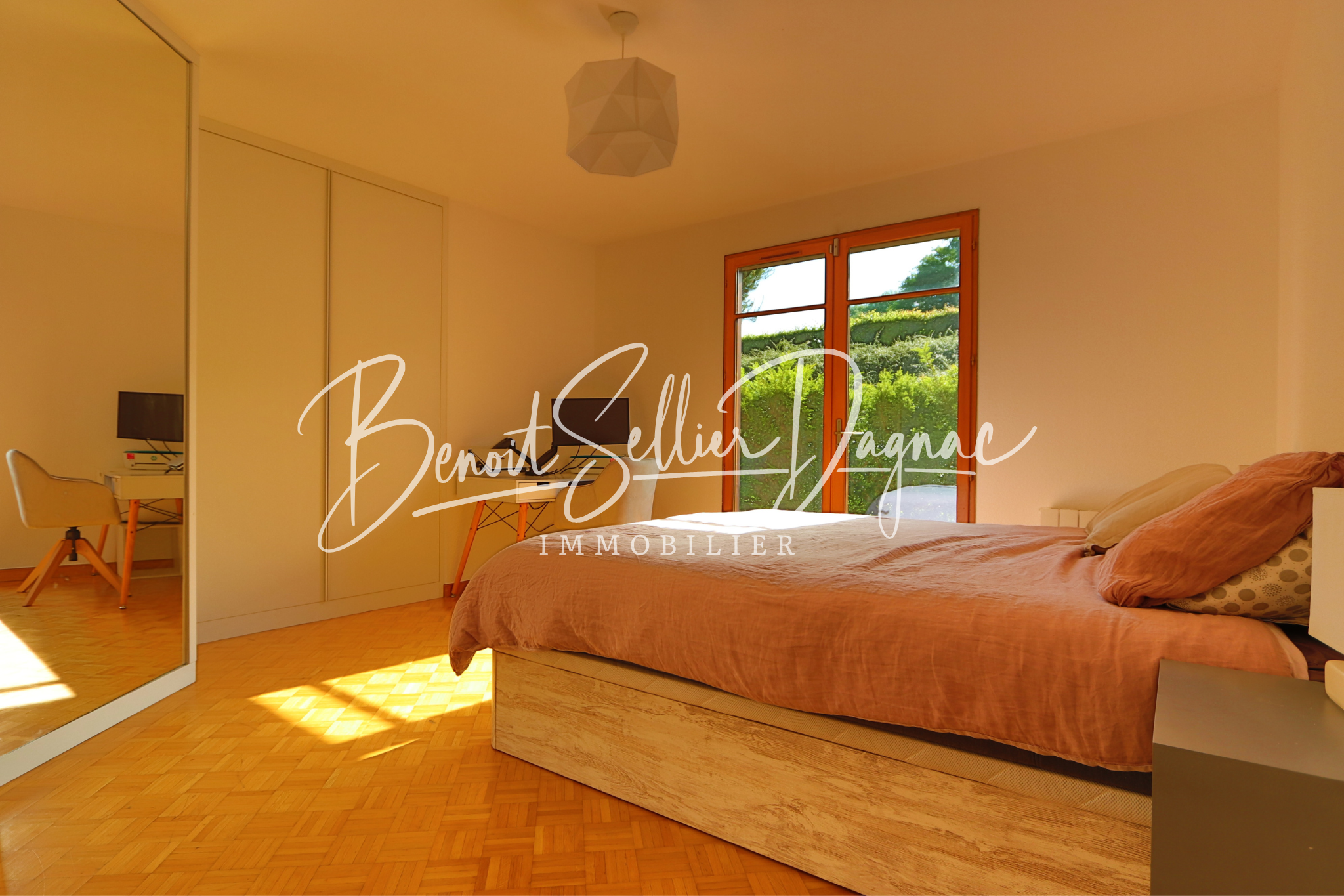 Appartement 5 pièces Annecy - suite parentale avec vue jardin