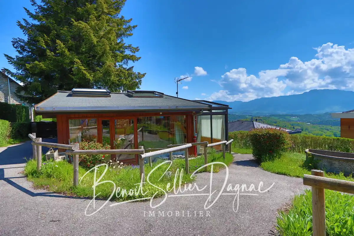 Maison à Cuvat avec vue panoramique sur le lac d’Annecy