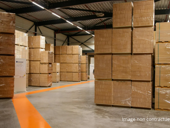 Zone de stockage avec grande hauteur sous plafond à Annecy Pringy