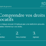 Restitution du dépôt de garantie : le chèque envoyé ne prouve pas la réception — BSD Immo